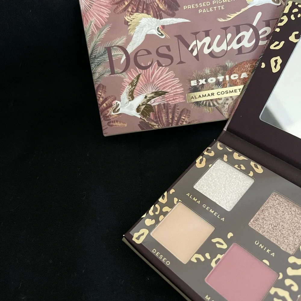 🔥 BRAND NEW Alamar Cosmetics Eyeshadow Palette - Pink, Brown, Gold